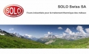 Présentation SOLO Swiss - SOLO Swiss SA